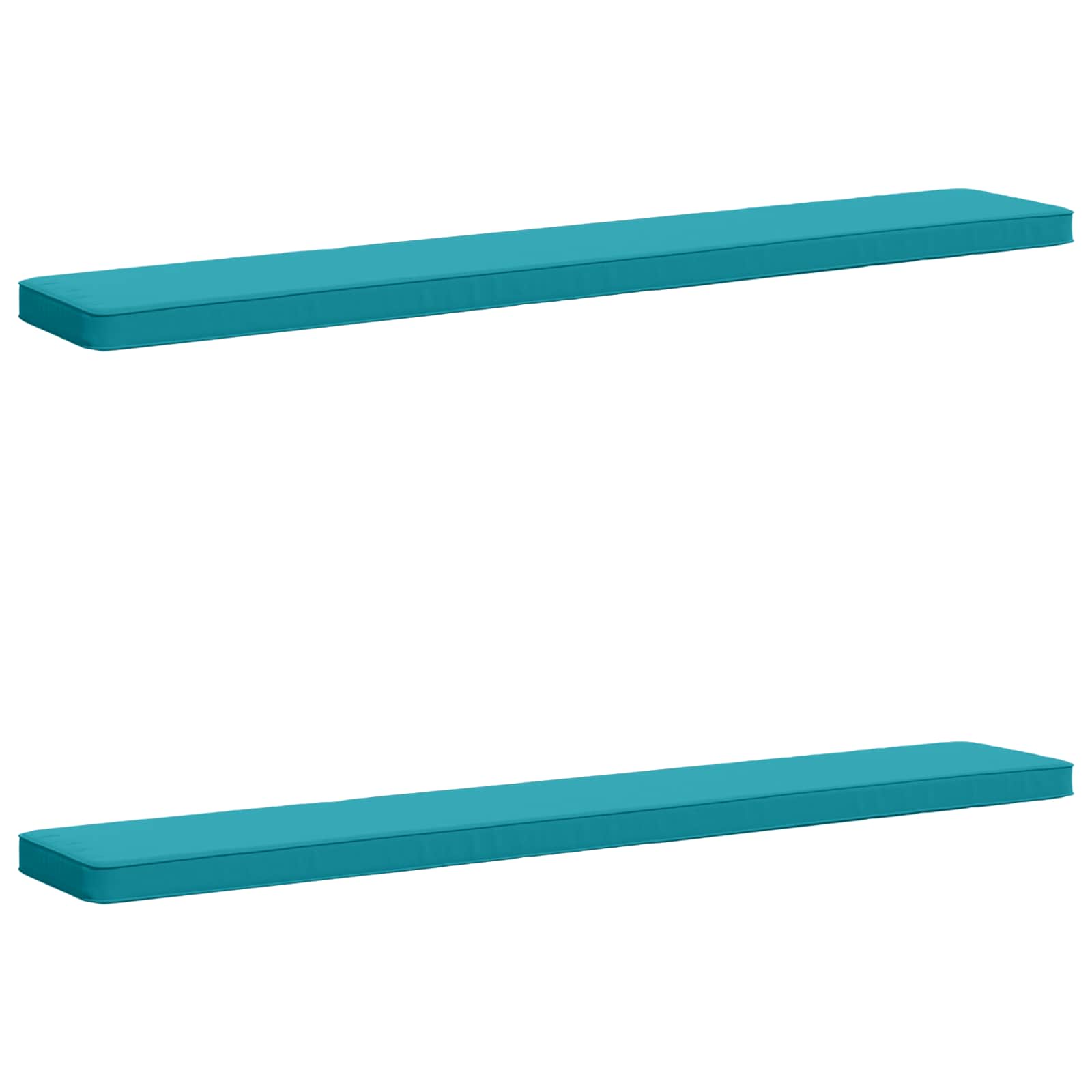 vidaXL Poduszki na ławkę 2-częściowe VUGHT 2 pcs 100% poliester