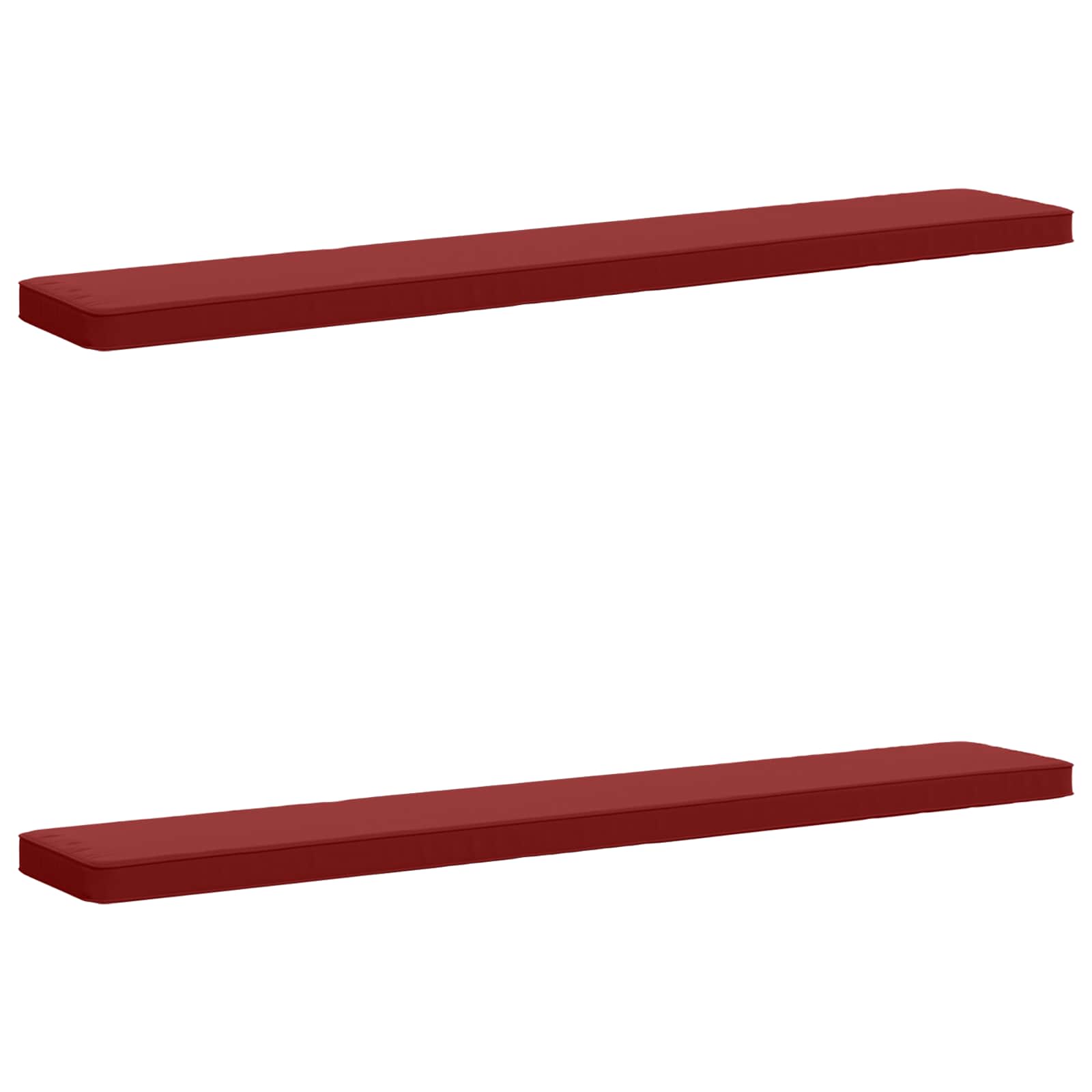 vidaXL Poduszki na ławkę 2-częściowe VUGHT 2 pcs 100% poliester