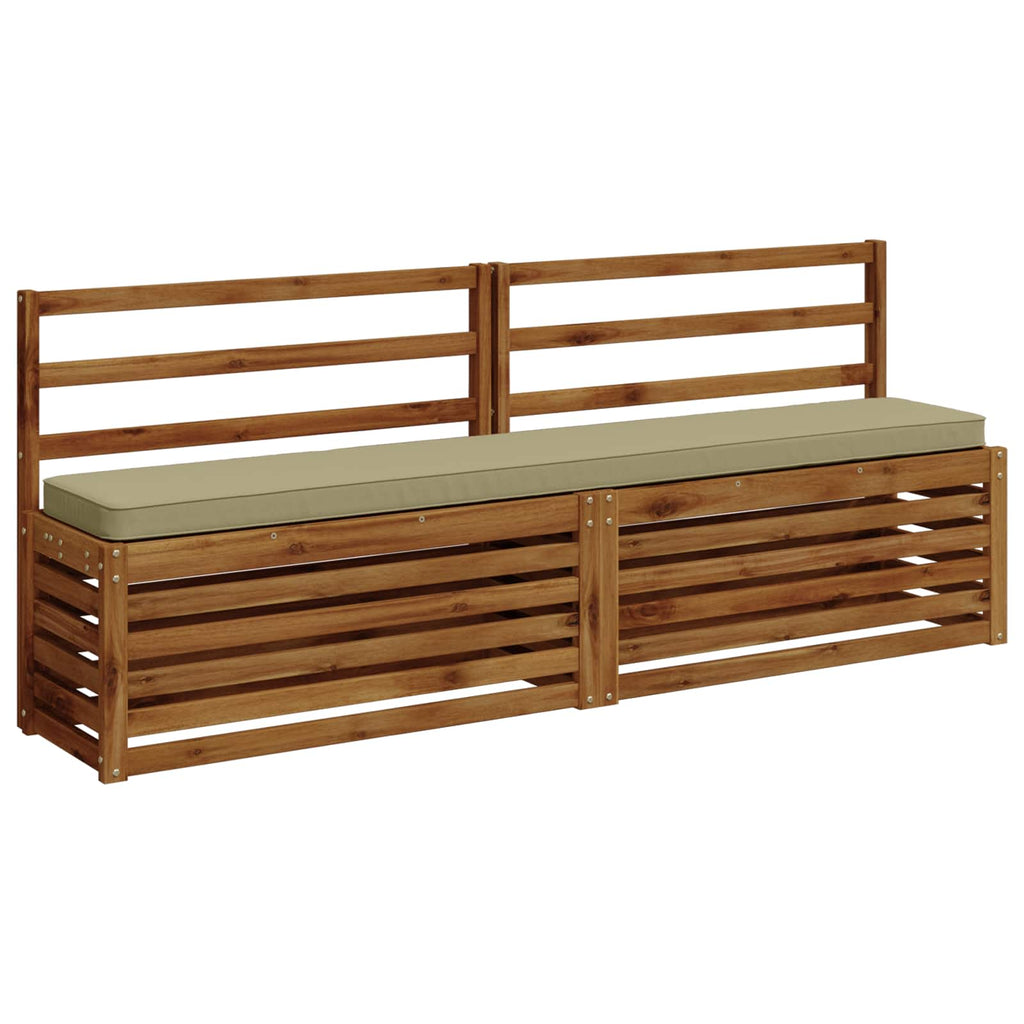 vidaXL Poduszki na ławkę 2-częściowe VUGHT 2 pcs 100% poliester