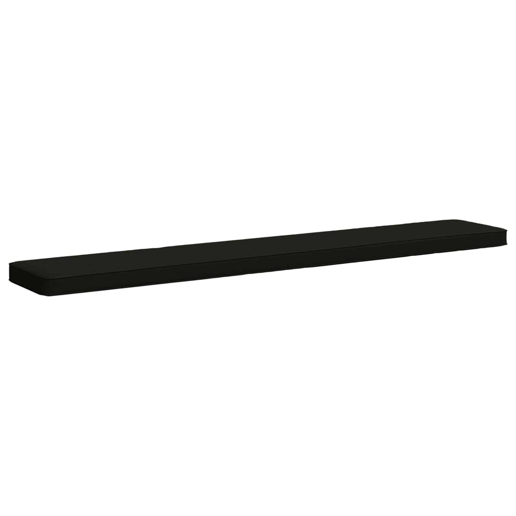 vidaXL Poduszki na ławkę 2-częściowe VUGHT 2 pcs 100% poliester Czarny