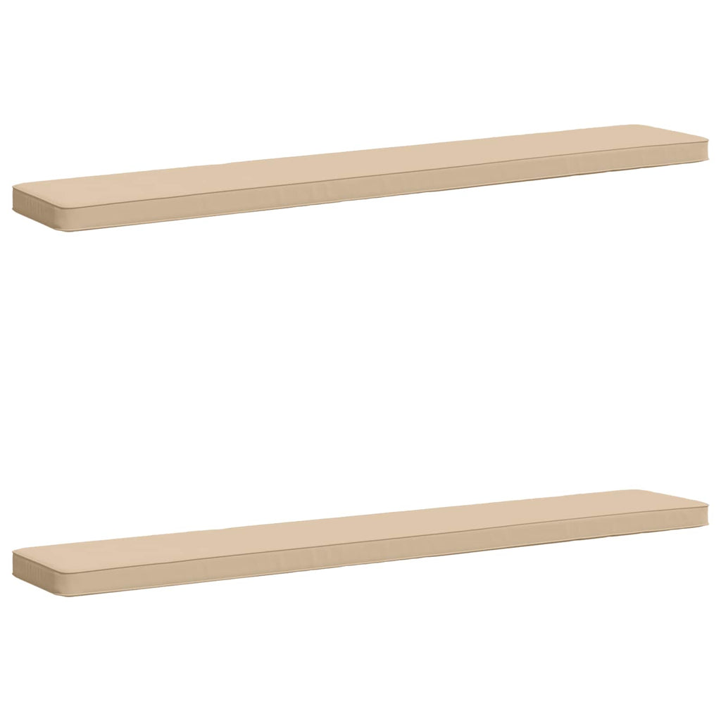 vidaXL Poduszki na ławkę 2-częściowe VUGHT 2 pcs 100% poliester