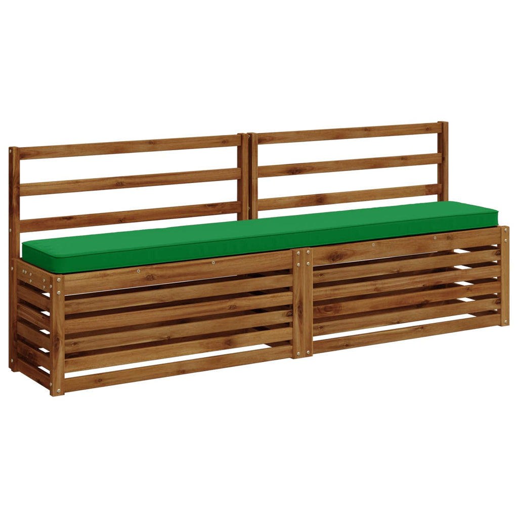 vidaXL Poduszki na ławkę 2-częściowe VUGHT 2 pcs 100% poliester