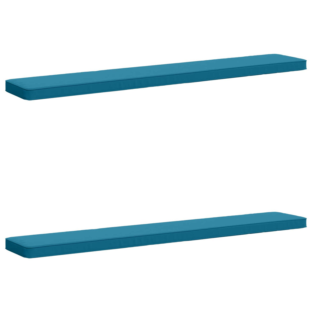 vidaXL Poduszki na ławkę 2-częściowe VUGHT 2 pcs 100% poliester