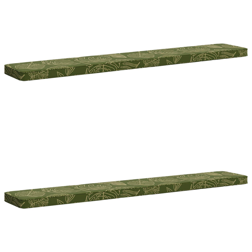 vidaXL Poduszki na ławkę 2-częściowe VUGHT 2 pcs 100% poliester