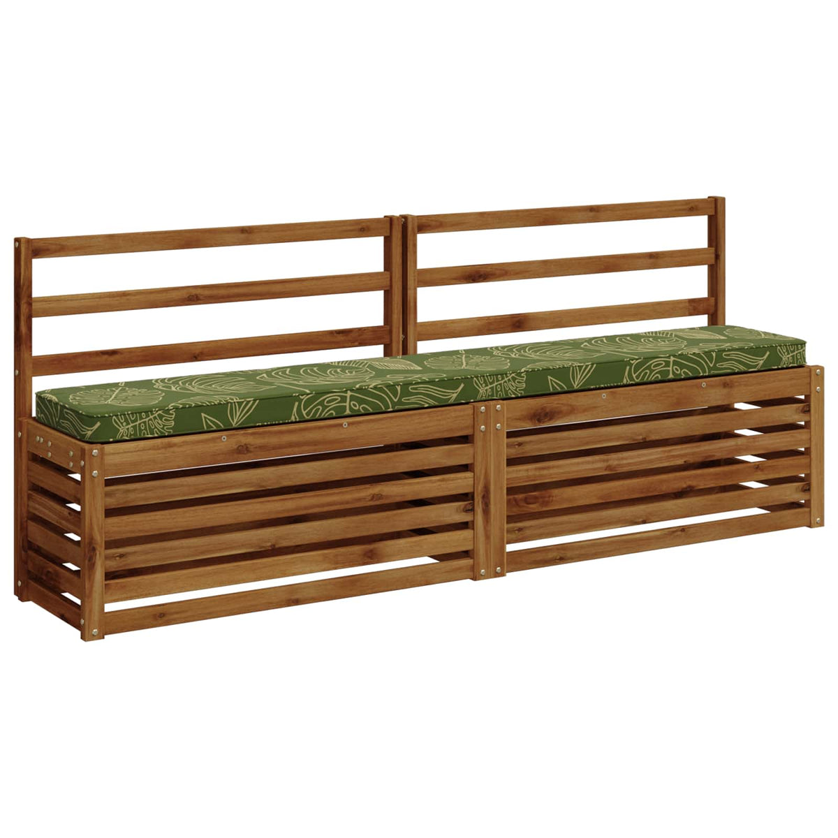 vidaXL Poduszki na ławkę 2-częściowe VUGHT 2 pcs 100% poliester