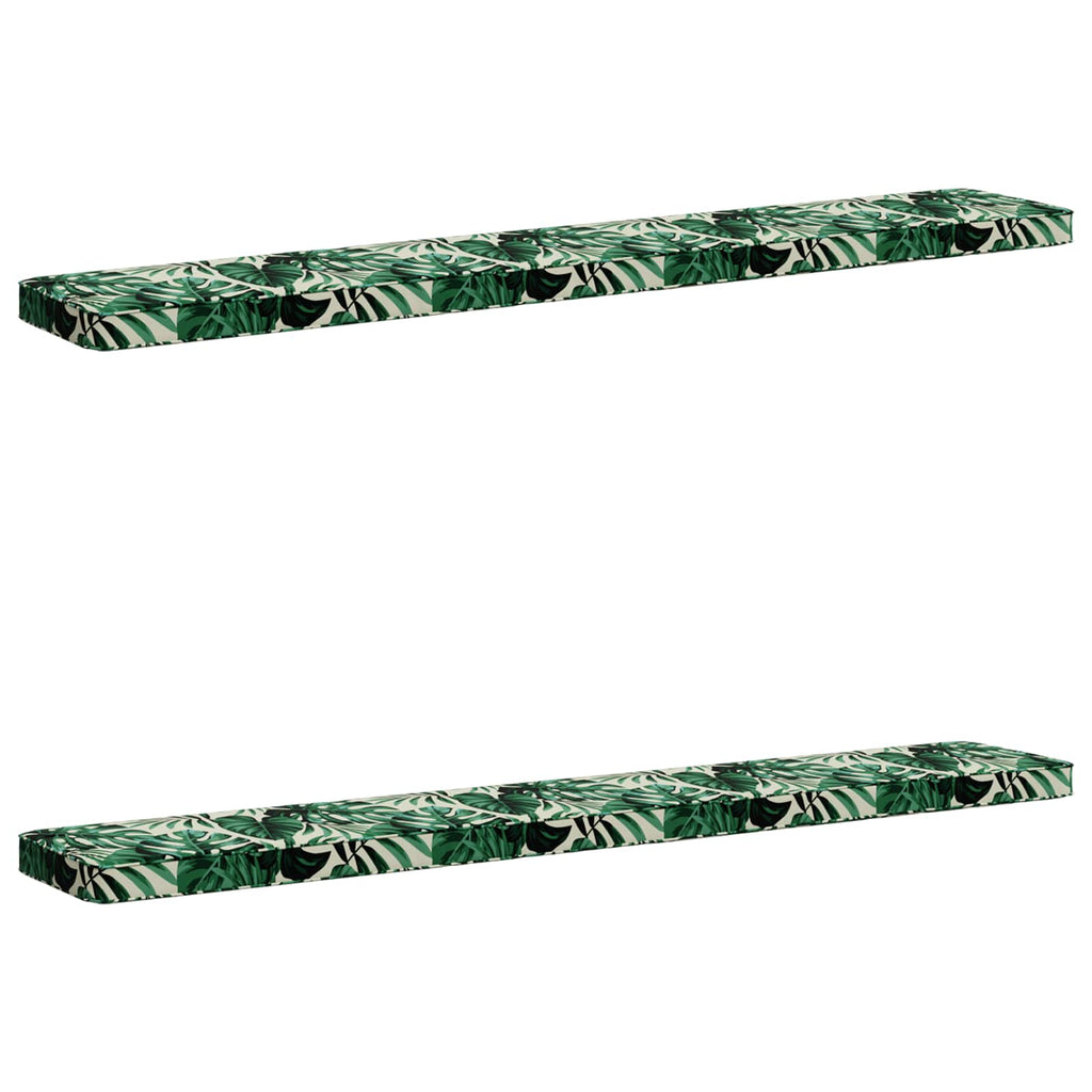 vidaXL Poduszki na ławkę 2-częściowe VUGHT 2 pcs 100% poliester