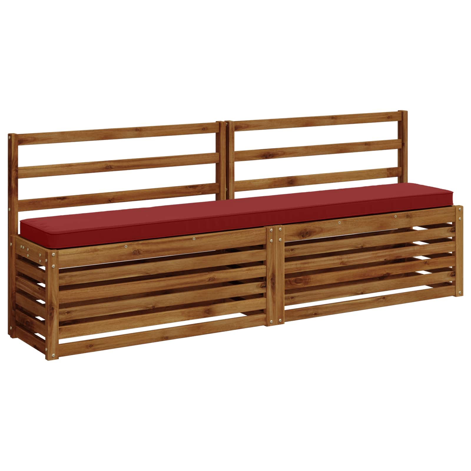 vidaXL Poduszki na ławkę 2-częściowe VUGHT 2 pcs 100% poliester