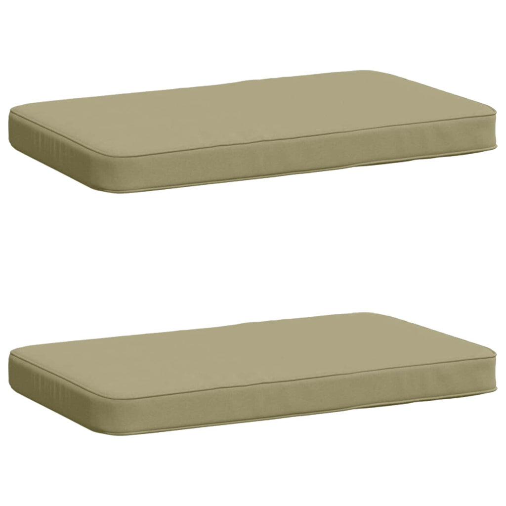 vidaXL Poduszki na ławkę 2-częściowe VUGHT 2 pcs 100% poliester