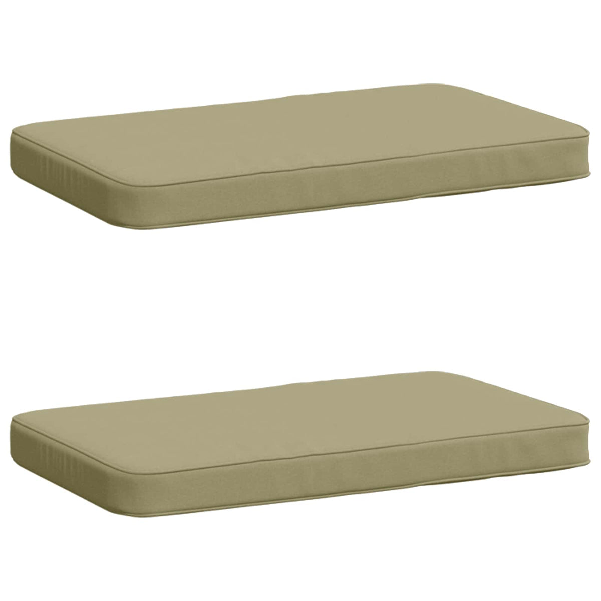 vidaXL Poduszki na ławkę 2-częściowe VUGHT 2 pcs 100% poliester