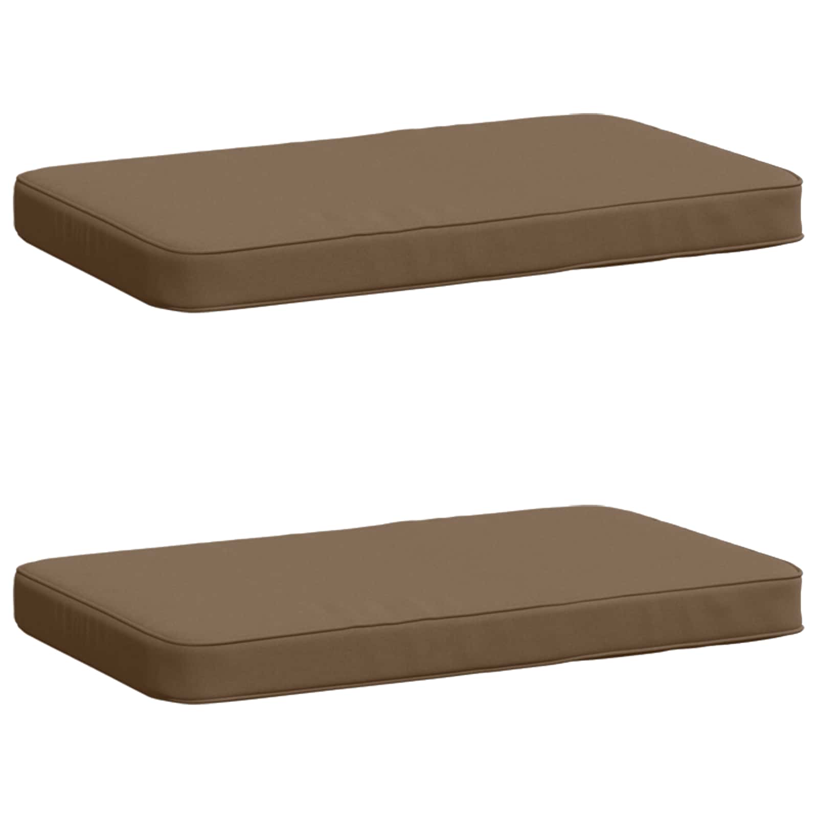 vidaXL Poduszki na ławkę 2-częściowe VUGHT 2 pcs 100% poliester