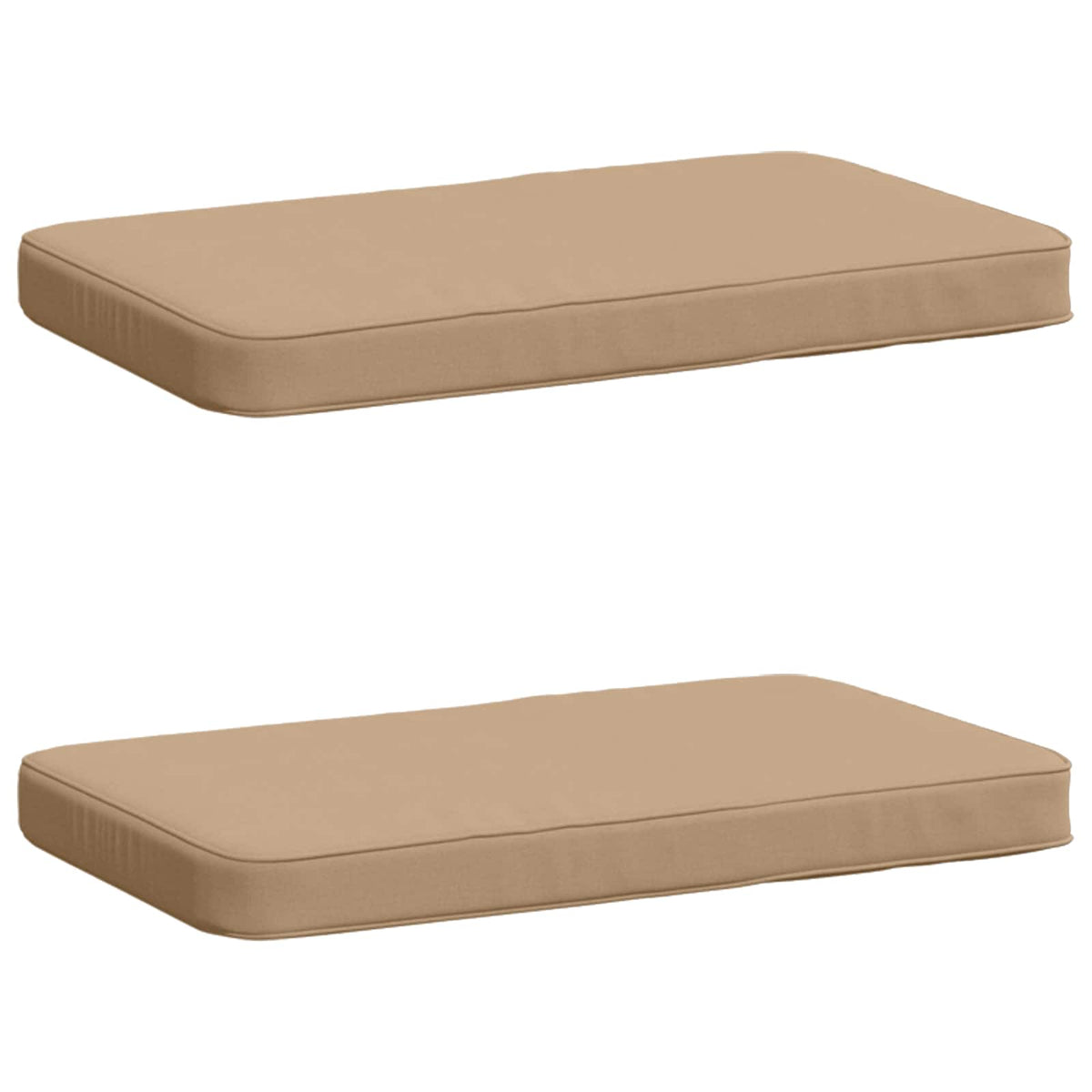 vidaXL Poduszki na ławkę 2-częściowe VUGHT 2 pcs 100% poliester