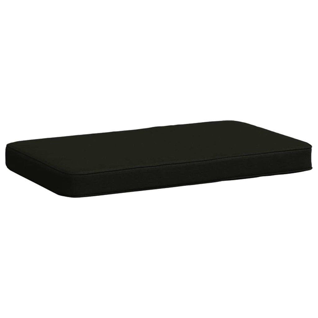 vidaXL Poduszki na ławkę 2-częściowe VUGHT 2 pcs 100% poliester Czarny