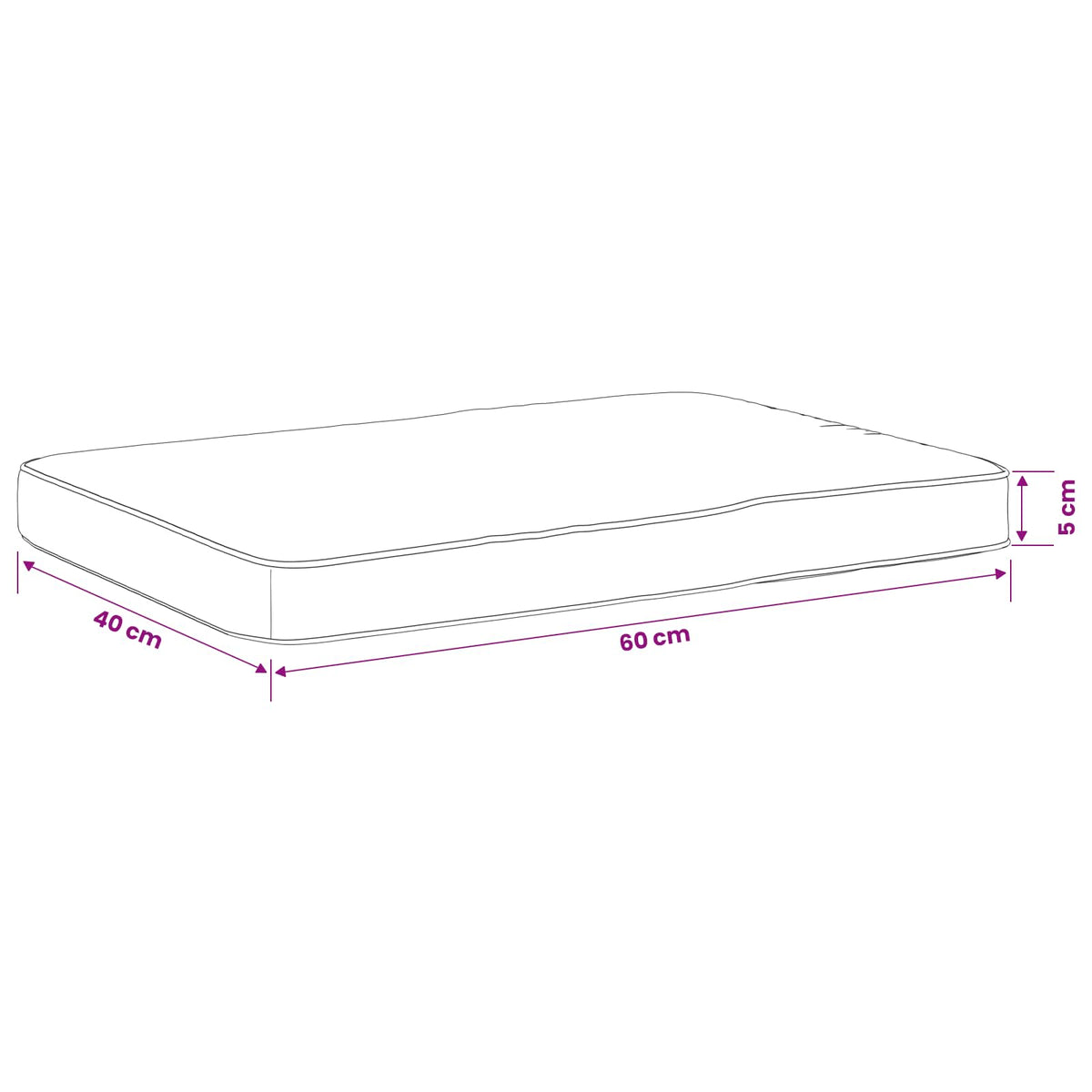 vidaXL Poduszki na ławkę 2-częściowe VUGHT 2 pcs 100% poliester Szary