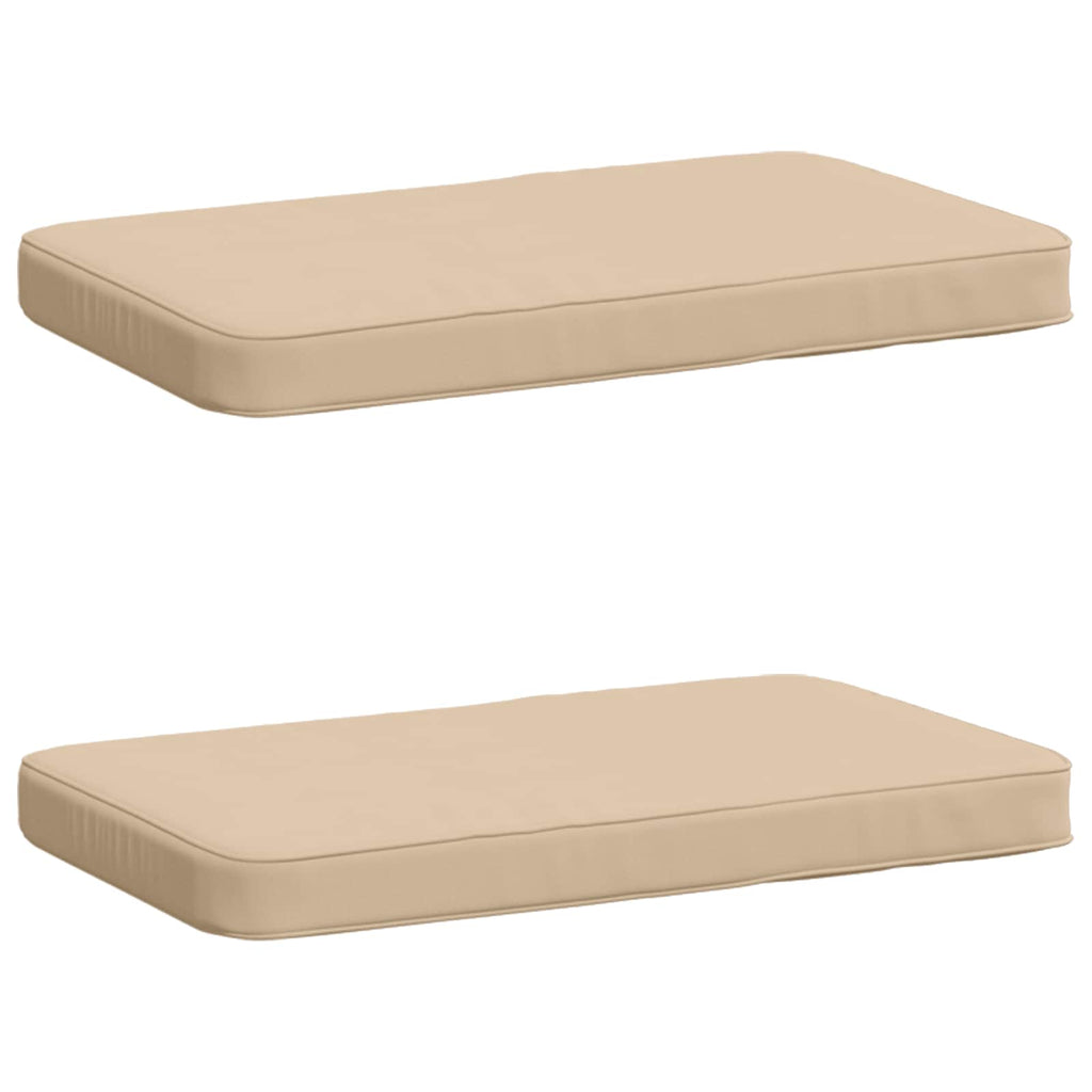 vidaXL Poduszki na ławkę 2-częściowe VUGHT 2 pcs 100% poliester