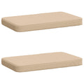 vidaXL Poduszki na ławkę 2-częściowe VUGHT 2 pcs 100% poliester