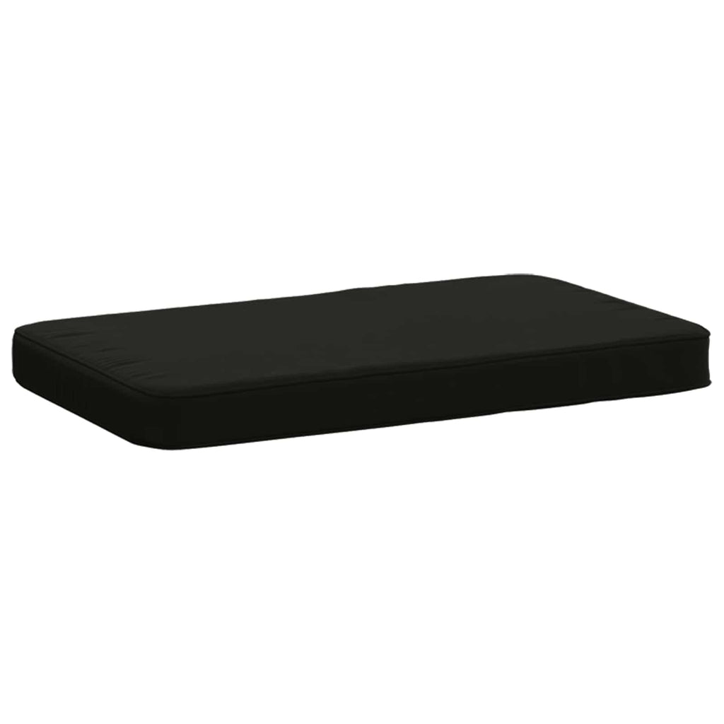 vidaXL Poduszki na ławkę 2-częściowe VUGHT 2 pcs 100% poliester Czarny