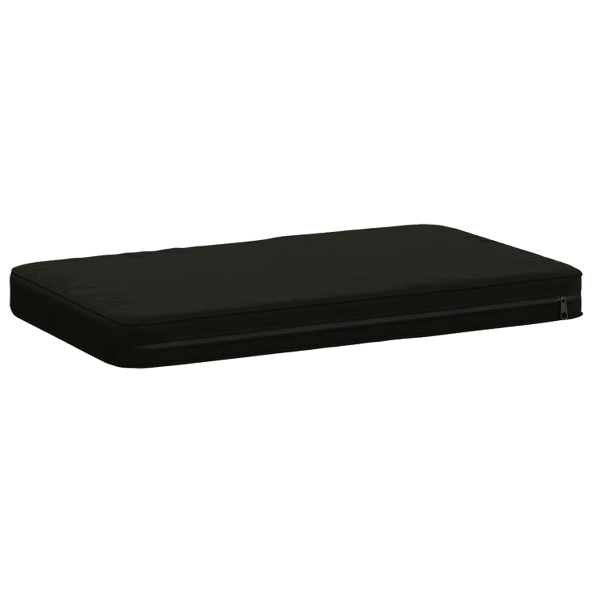 vidaXL Poduszki na ławkę 2-częściowe VUGHT 2 pcs 100% poliester Czarny