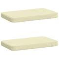 vidaXL Poduszki na ławkę 2-częściowe VUGHT 2 pcs 100% poliester