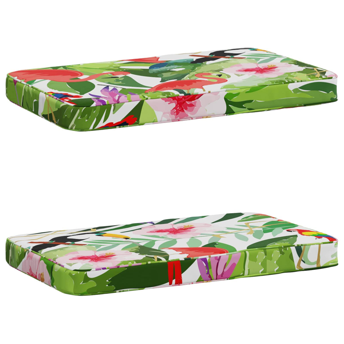 vidaXL Poduszki na ławkę 2-częściowe VUGHT 2 pcs 100% poliester