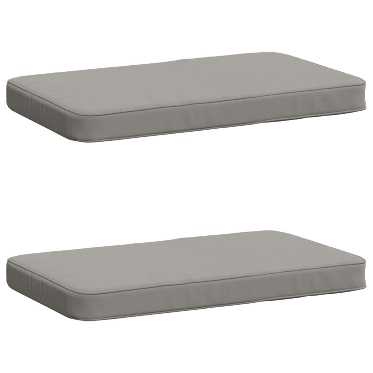 vidaXL Poduszki na ławkę 2-częściowe VUGHT 2 pcs 100% poliester Szary