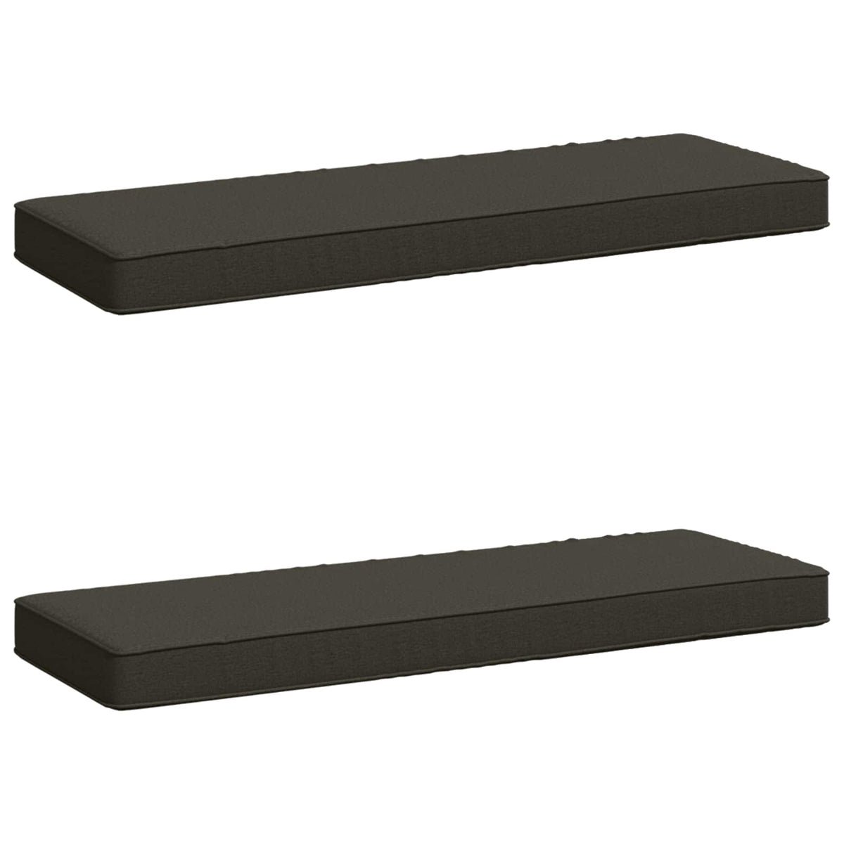 vidaXL Poduszki na ławkę 2-częściowe VUGHT 2 pcs 100% poliester