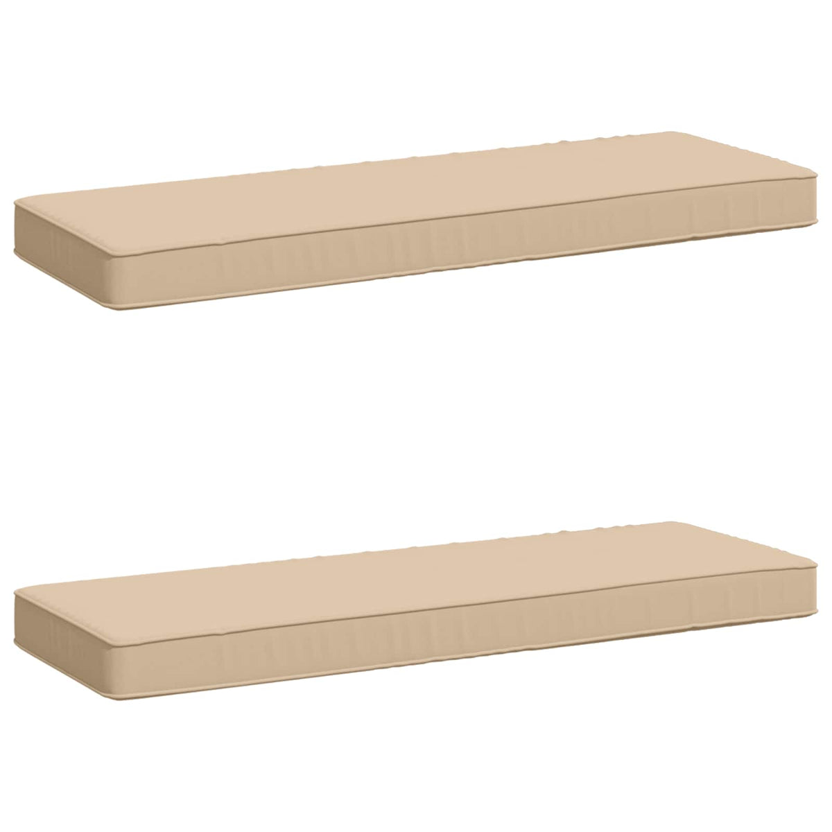 vidaXL Poduszki na ławkę 2-częściowe VUGHT 2 pcs 100% poliester