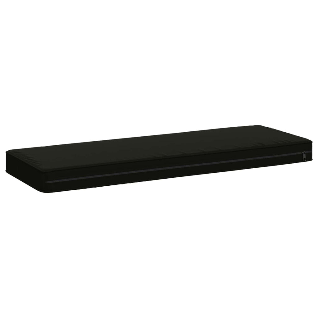 vidaXL Poduszki na ławkę 2-częściowe VUGHT 2 pcs 100% poliester Czarny