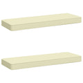 vidaXL Poduszki na ławkę 2-częściowe VUGHT 2 pcs 100% poliester