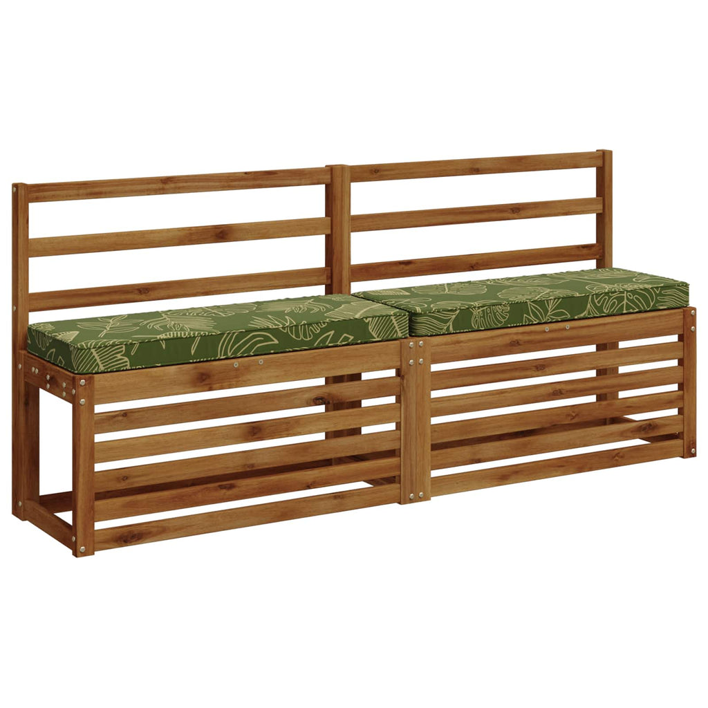 vidaXL Poduszki na ławkę 2-częściowe VUGHT 2 pcs 100% poliester