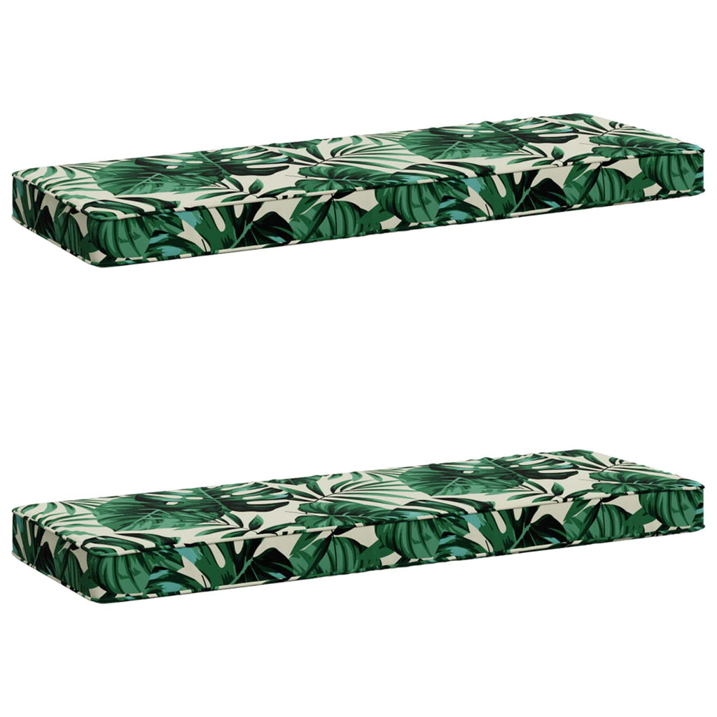 vidaXL Poduszki na ławkę 2-częściowe VUGHT 2 pcs 100% poliester