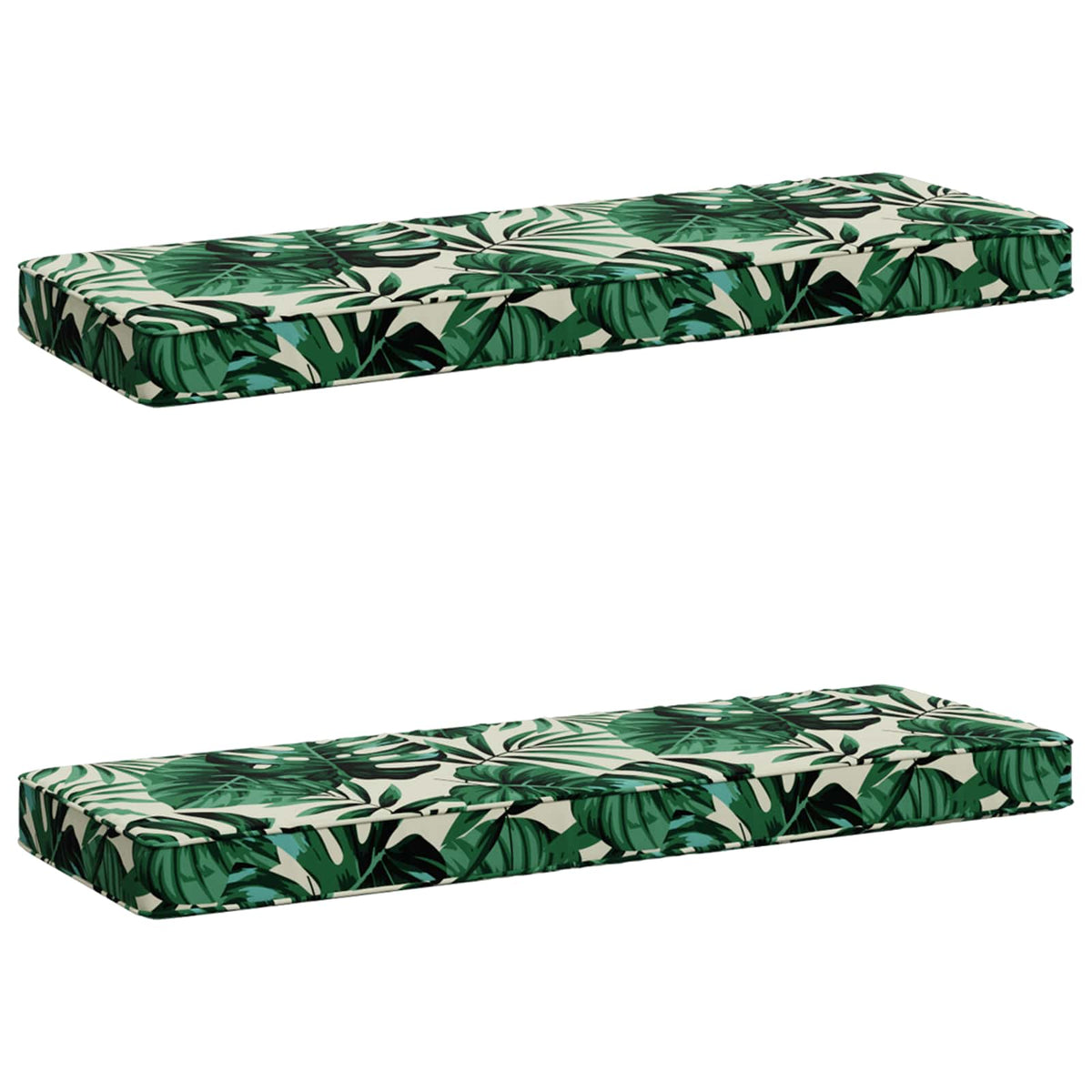 vidaXL Poduszki na ławkę 2-częściowe VUGHT 2 pcs 100% poliester