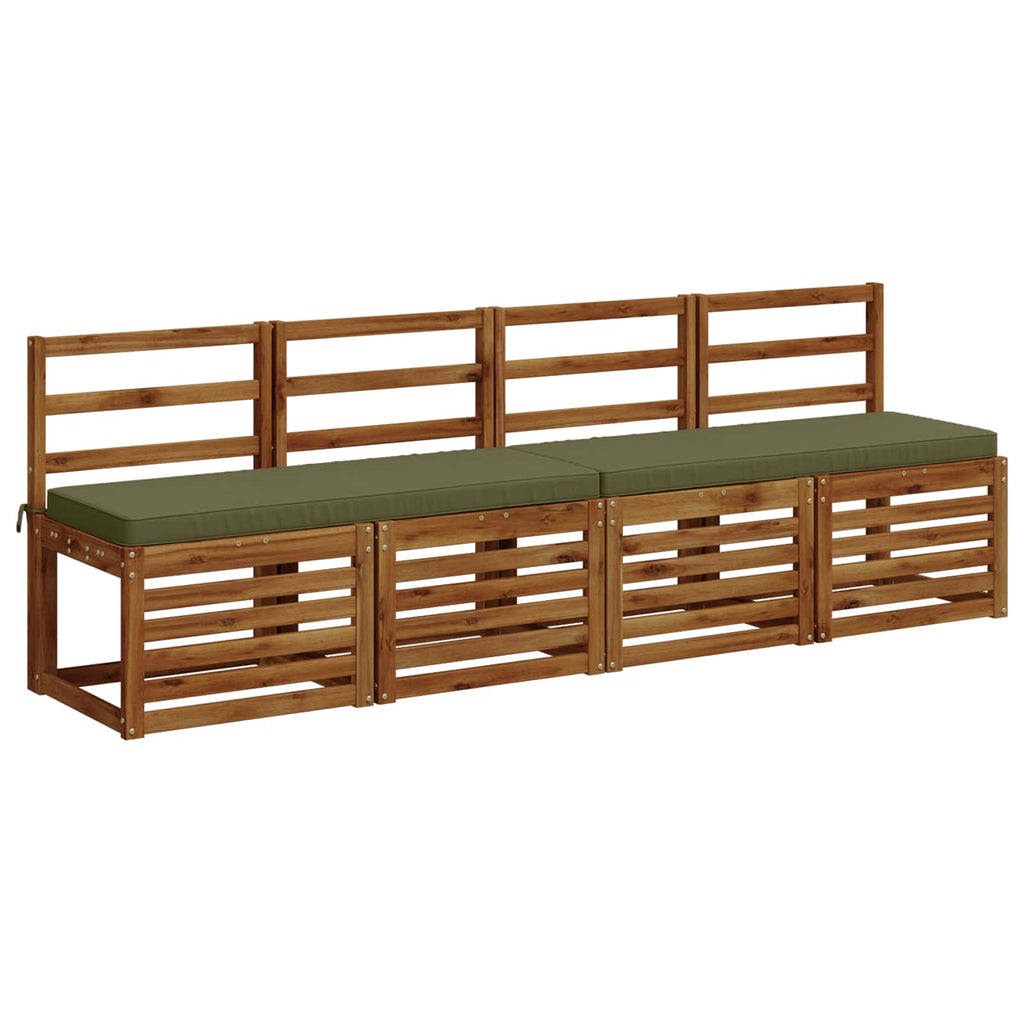 vidaXL Poduszki na ławkę 2-częściowe VUGHT 2 szt. 100% poliester