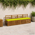 vidaXL Poduszki na ławkę 2-częściowe VUGHT 2 szt. 100% poliester