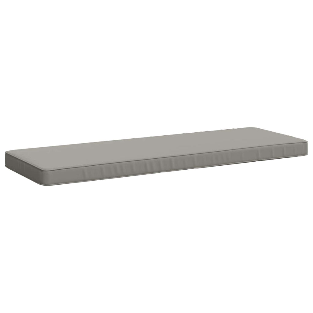 vidaXL Poduszki na ławkę 2-częściowe VUGHT 2 szt. 100% poliester Szary