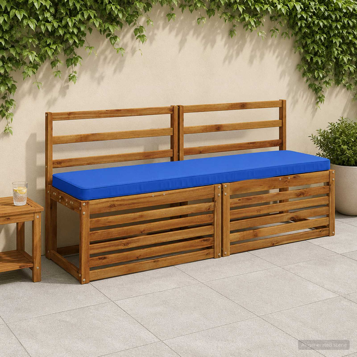 vidaXL Poduszka na ławkę 1-częściowa VUGHT 100% poliester