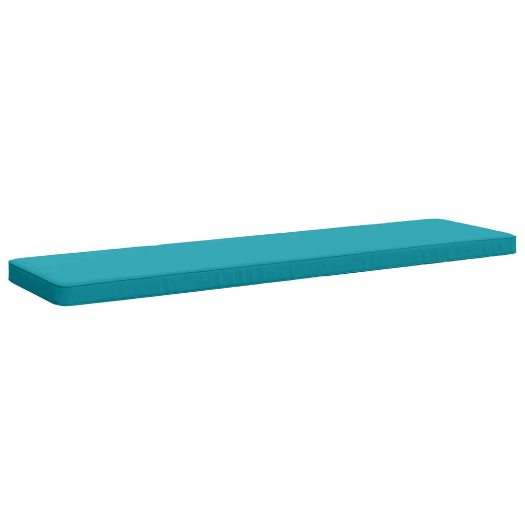 vidaXL Poduszka na ławkę 1-częściowa VUGHT 100% poliester Turkusowy
