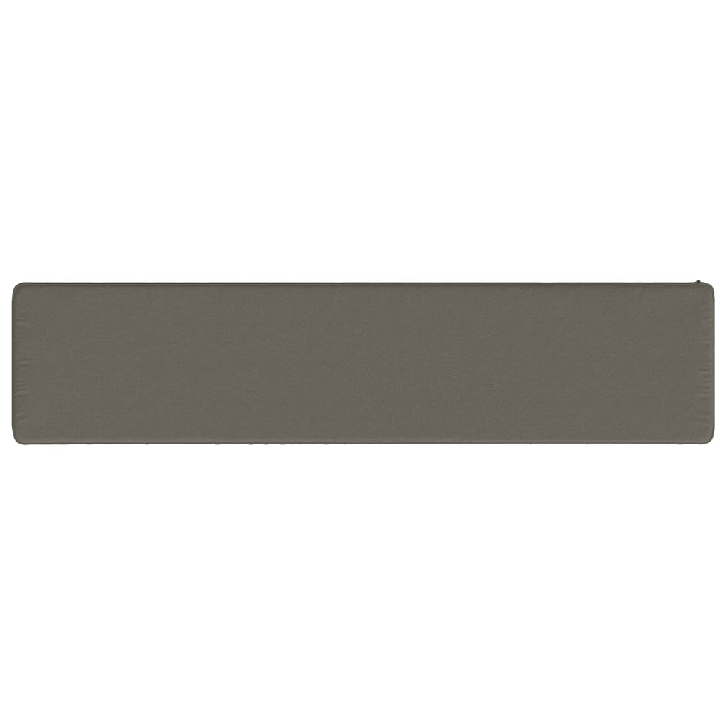 vidaXL Poduszka na ławkę 1-częściowa VUGHT 100% poliester Szary