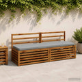 vidaXL Poduszka na ławkę 1-częściowa VUGHT 100% poliester Szary