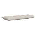 vidaXL Poduszka na ławkę VIANEN 100% poliester Biały 100 x 40 x 12 cm