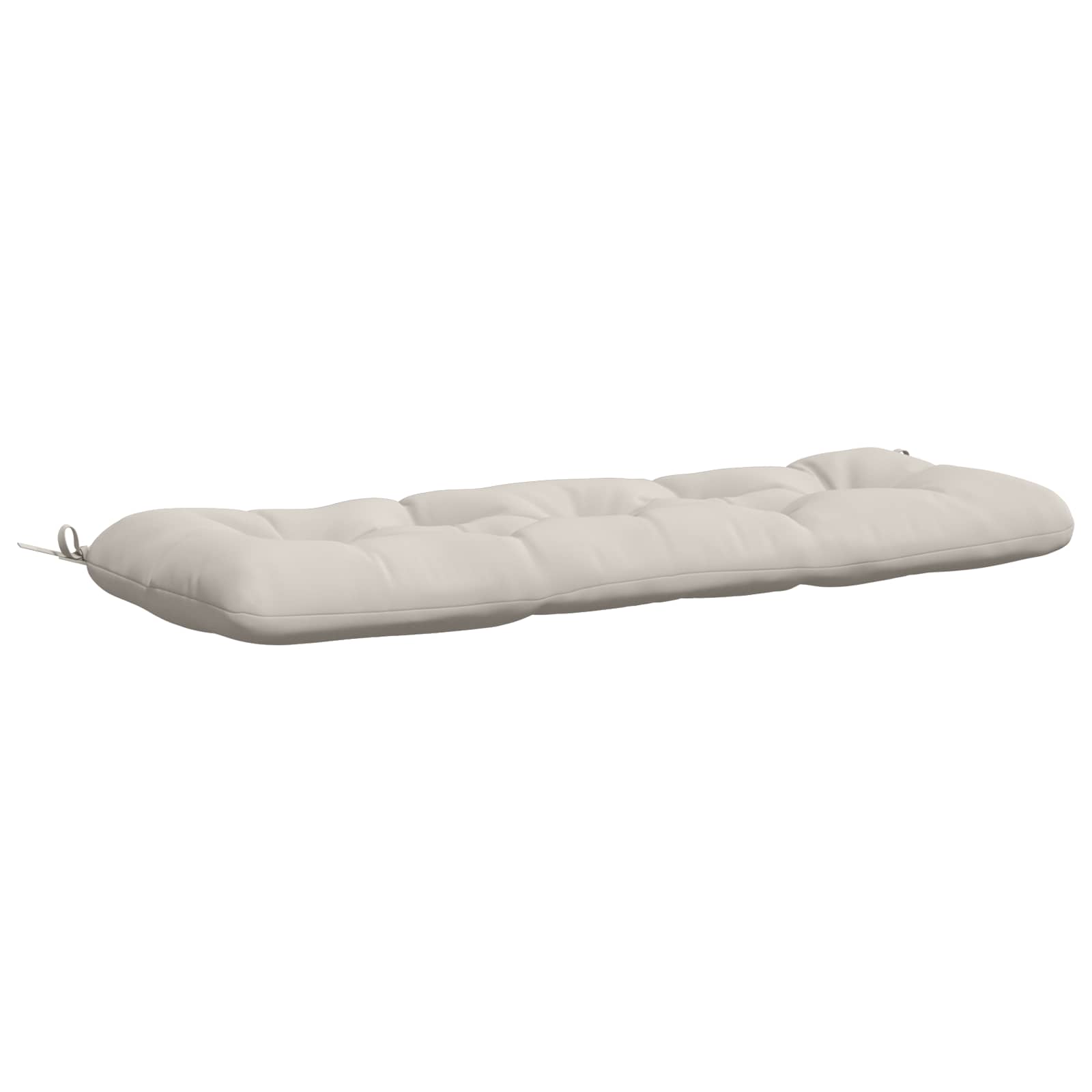 vidaXL Poduszka na ławkę VIANEN 100% poliester Biały 100 x 40 x 12 cm
