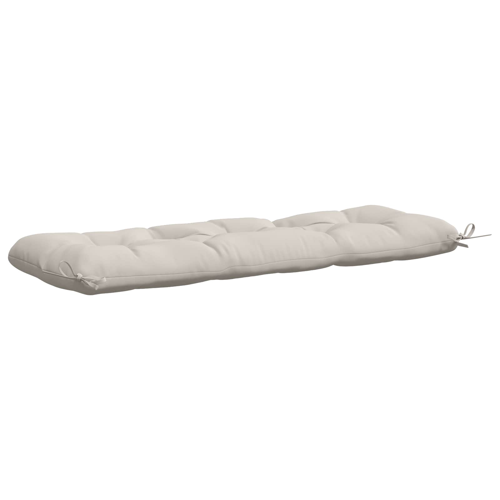 vidaXL Poduszka na ławkę VIANEN 100% poliester Biały 100 x 40 x 12 cm