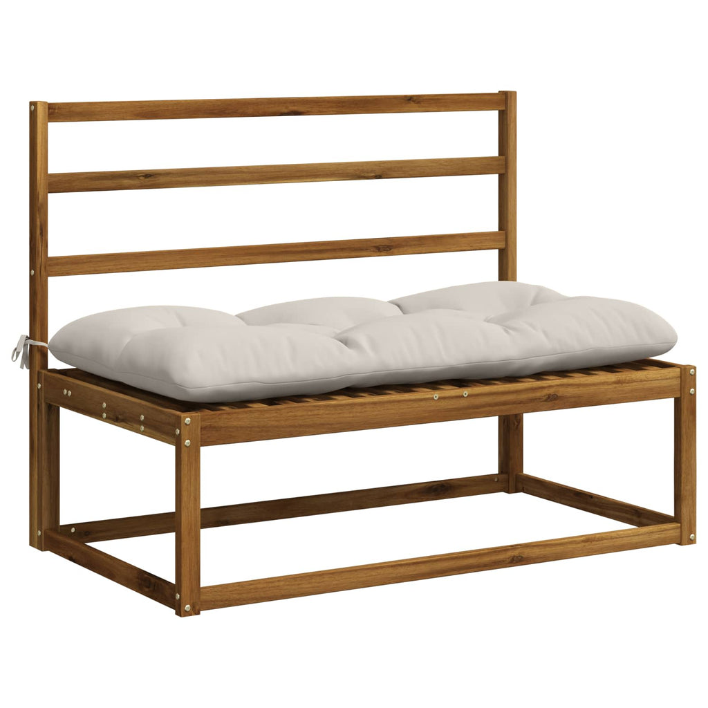 vidaXL Poduszka na ławkę VIANEN 100% poliester Biały 100 x 60 x 12 cm