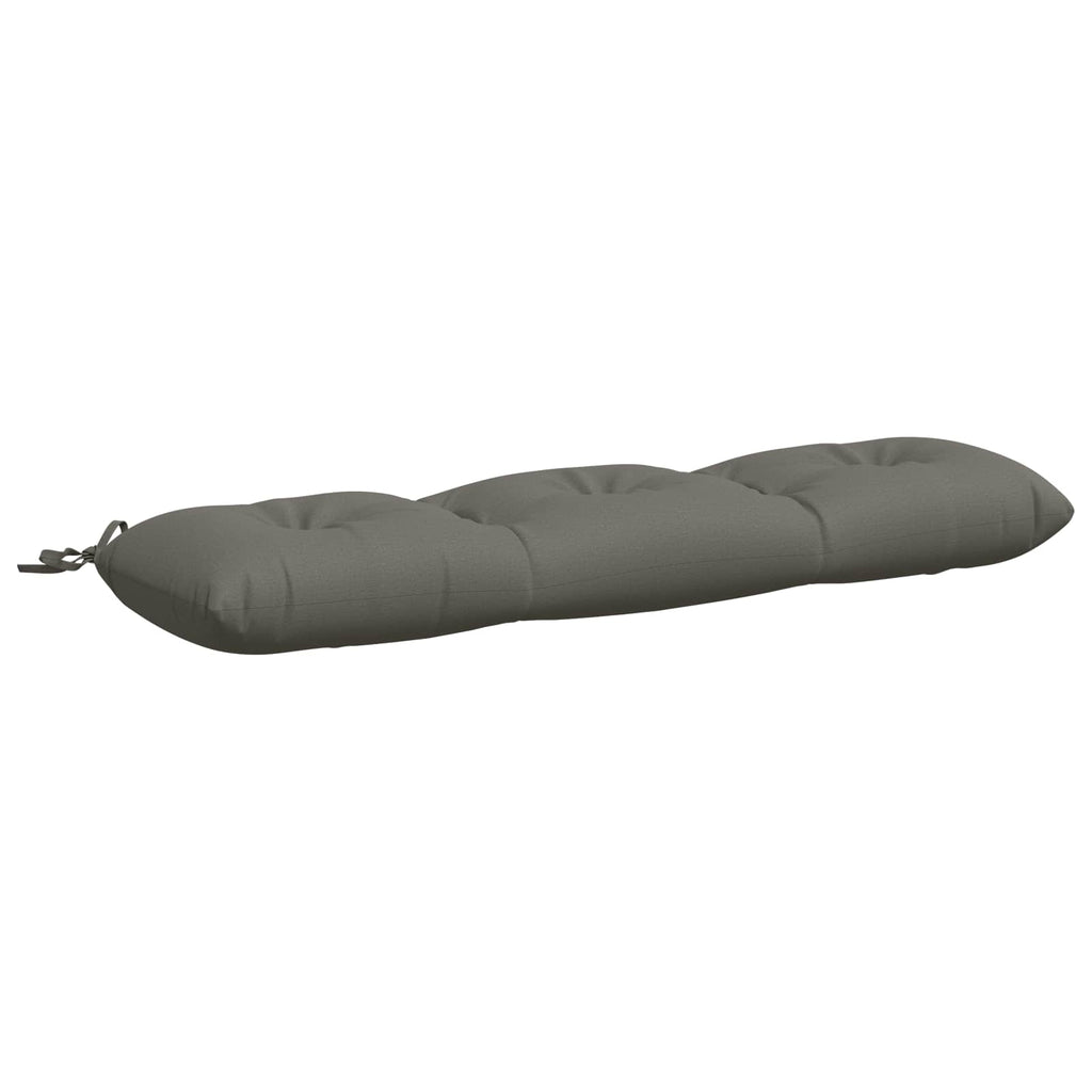 vidaXL Poduszka na ławkę VIANEN 100% poliester Szary 110 x 30 x 12 cm