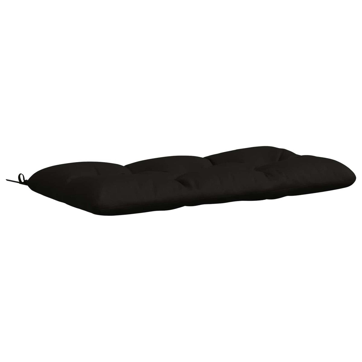 vidaXL Poduszka na ławkę VIANEN 100% poliester Czarny 110 x 60 x 12 cm