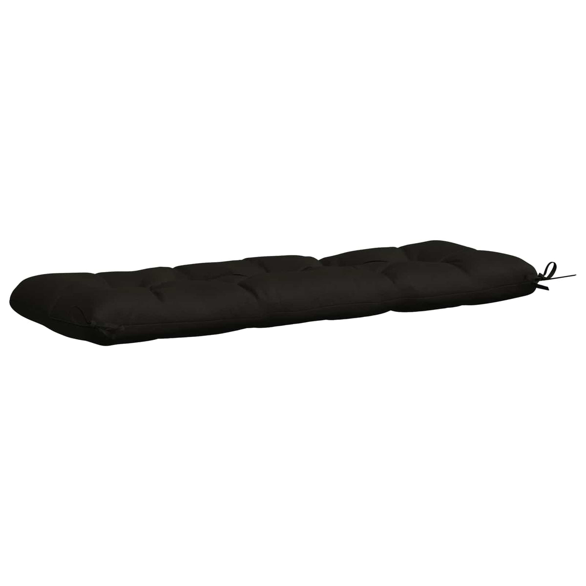 vidaXL Poduszka na ławkę VIANEN 100% poliester Czarny 120 x 40 x 12 cm