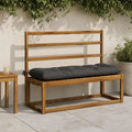 vidaXL Poduszka na ławkę VIANEN 100% poliester antracytowy