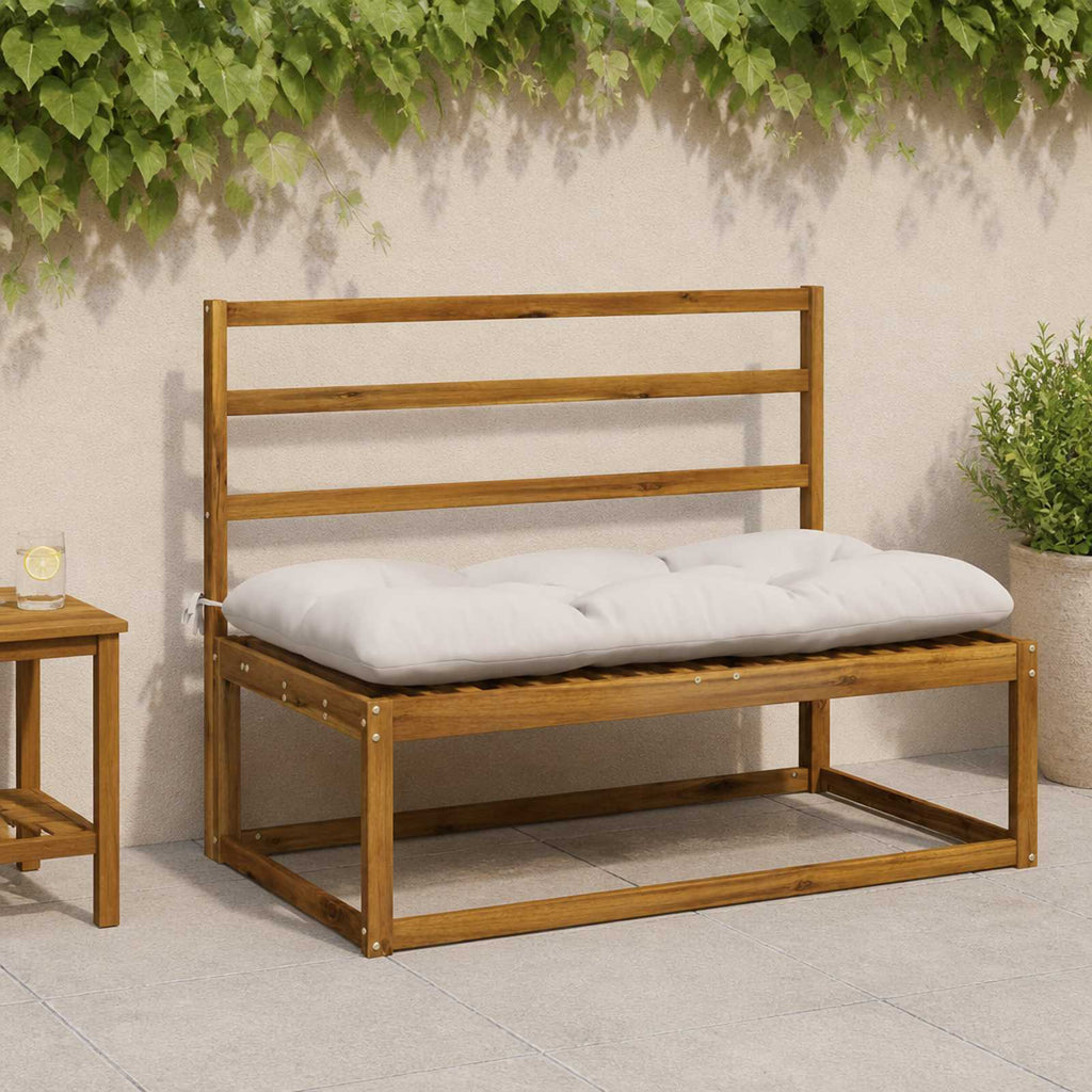 vidaXL Poduszka na ławkę VIANEN 100% poliester Biały 100 x 60 x 12 cm