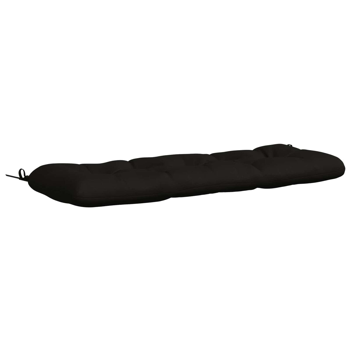 vidaXL Poduszka na ławkę VIANEN 100% poliester Czarny 130 x 40 x 12 cm