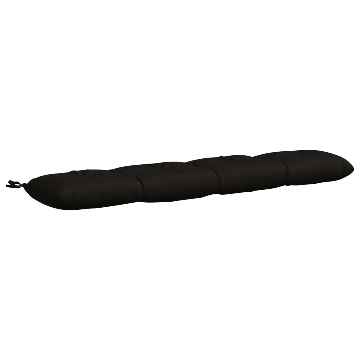 vidaXL Poduszka na ławkę VIANEN 100% poliester Czarny 140 x 30 x 12 cm