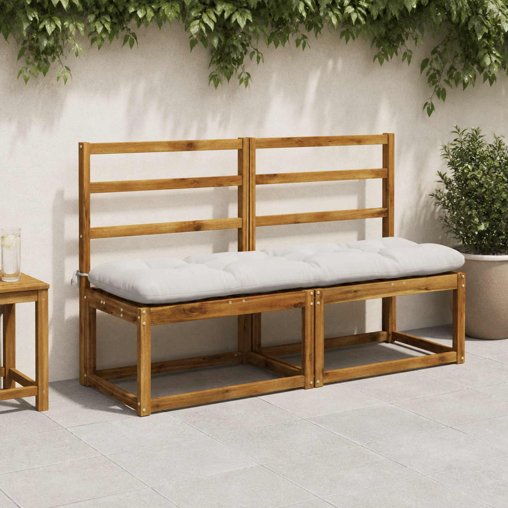 vidaXL Poduszka na ławkę VIANEN 100% poliester Biały 150 x 40 x 12 cm